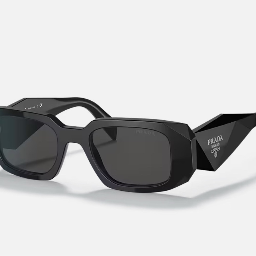 Prada PR 17WS Black Sunglasses *NEW*